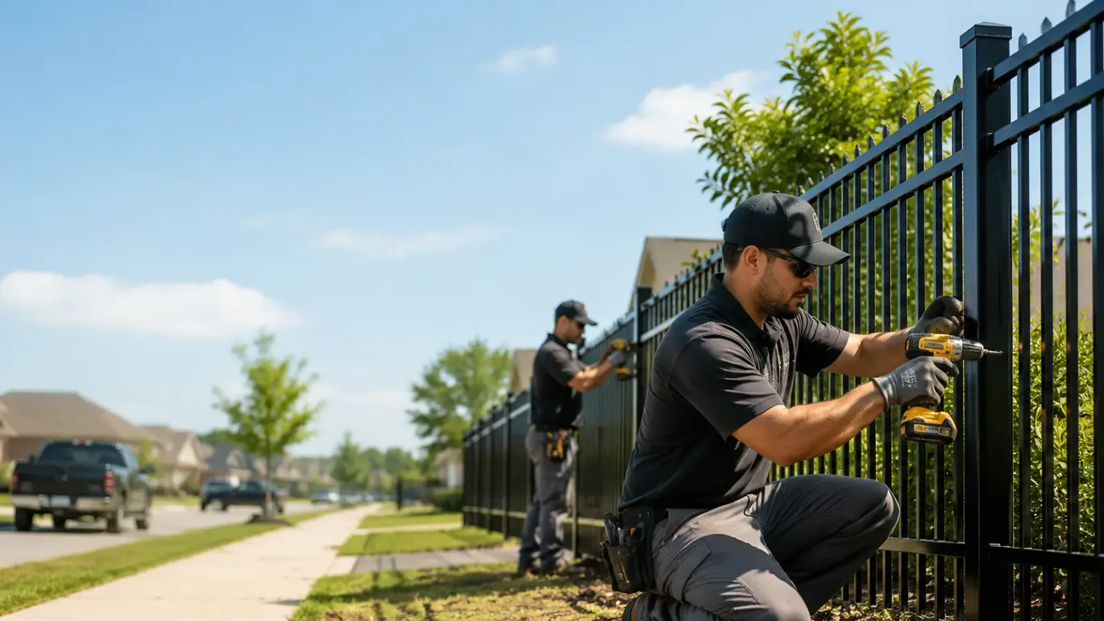Metal Fence Installation in Marion, MS